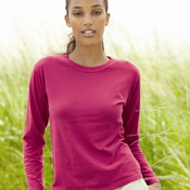 Ladies' Pigment-Dyed Long Sleeve T-Shirt