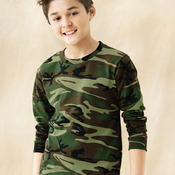 Youth Camouflage Long Sleeve T-Shirt