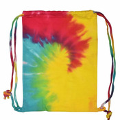 Tie-Dyed Drawstring Backpack